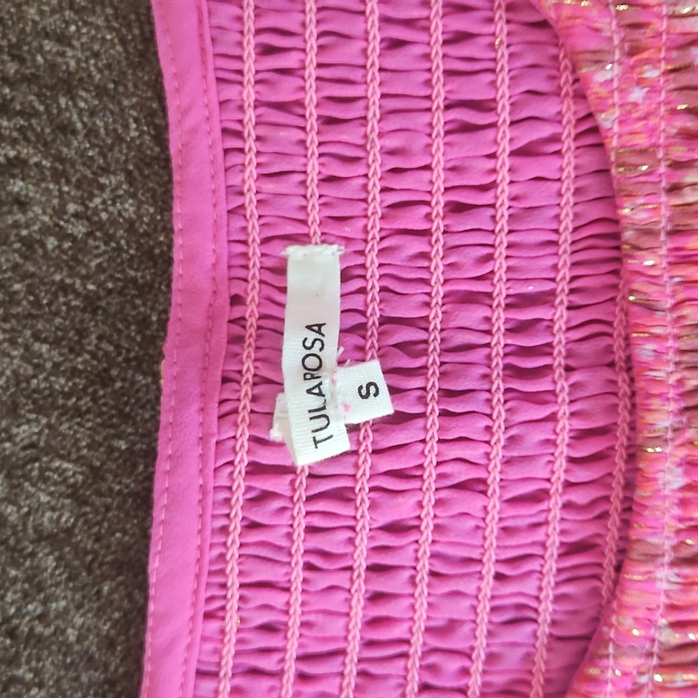 Tularosa Pink Ruffled Top - Picture 4 of 5